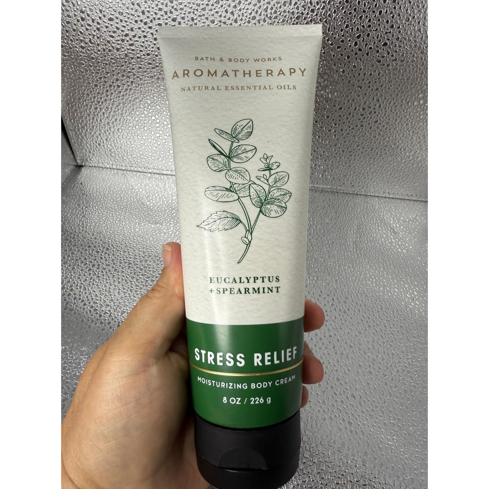Bath & Body WORKS AROMATHERAPY STRESS RELIEF Eucalyptus Spearmint Body Cream
